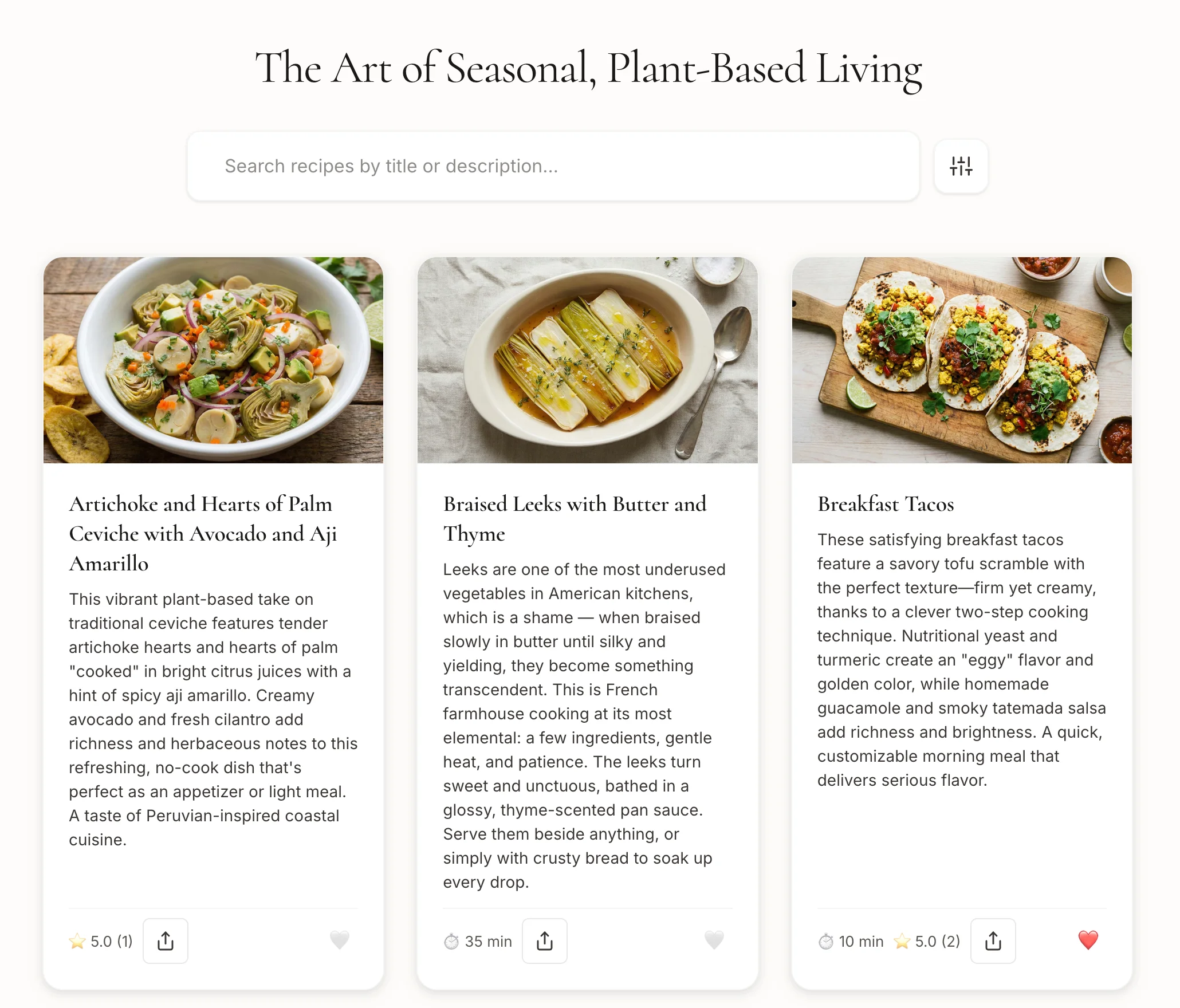 Kolt's Table interface